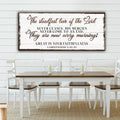 The Steadfast Love Of The Lord Lamentations 3:22-23 Faith Sign III by Tailored Canvases