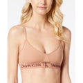 Calvin Klein Womens Monogram Unlined Triangle Bralette by Vanessa Jane