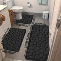 Ultra-Soft Memory Foam Bath Mat – Non-Slip, Absorbent (Gray Hexagon) by DailySale