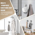 2-Pack: Strong Suction Cup Hooks – Silver Brushed Stainless Steel, No Drilling Required by DailySale
