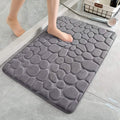 Ultra-Soft Memory Foam Bath Mat – Non-Slip, Absorbent (Gray Hexagon) by DailySale