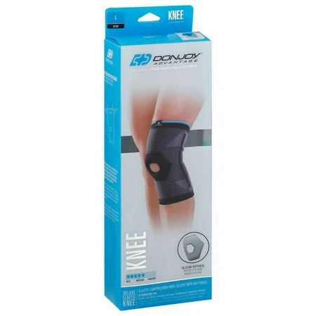 Donjoy Advantage Deluxe Elastic Knee Black Large by Pasteur Pharmacy