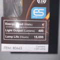 Sunlite LED Filament Chandelier Bulb 4W=40W Torpedo Clear Dim 2700K-Warm White by Price Is Right Miami