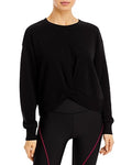 Aqua Twist Front Sweatshirt , Size Medium by Vanessa Jane