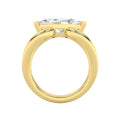 2Cttw Marquise Shaped Lab Grown Diamond (G/VS) East West Solitaire Engagement Ring 14K Gold by Fine Color Jewels