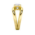 2Cttw Oval Shaped Lab Grown Diamond (F/VS) East West Solitaire Engagement Ring in 14K Gold by Fine Color Jewels