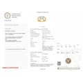 2Cttw Oval Shaped Lab Grown Diamond (F/VS) East West Solitaire Engagement Ring in 14K Gold by Fine Color Jewels