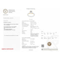 2Cttw Oval Shaped Lab Grown Diamond (F/VS) Two Tone Cathedral Shank Solitaire Engagement Ring in 14K Gold by Fine Color Jewels