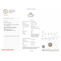 2Cttw Round Shaped Lab Grown Diamond (F/VS) Two Tone Cathedral Shank Solitaire Engagement Ring in 14K Gold by Fine Color Jewels