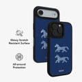 Pegasus Night | Blue Horse iPhone Case by KELAB
