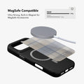 Oatmilk | Beige Flannel Plaid iPhone Case by KELAB