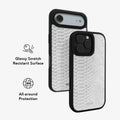 White Venom | Snake Skin Print iPhone Case by KELAB