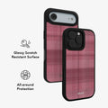 Rosé | Pink Flannel Plaid iPhone Case by KELAB