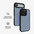 Tiny Meadow | Pastel Blue Floral iPhone Case by KELAB