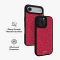 Velvet Vandal | Red Street Camo iPhone Case by KELAB