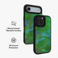 Forget Me Meadow | Vibrant Green Floral iPhone Case by KELAB