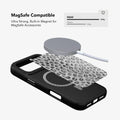 Platinum Predator | Black & White Cheetah Print iPhone Case by KELAB