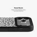 Platinum Predator | Black & White Cheetah Print iPhone Case by KELAB