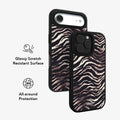 Shadow Striker | Zebra Stripe iPhone Case by KELAB