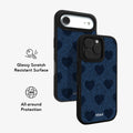 Indigo Crush | Denim Heart Y2K iPhone Case by KELAB
