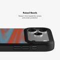 Aalto | Y2K Orange Abstract Wave iPhone Case by KELAB
