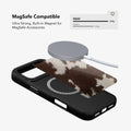 Rodeo Drive | Brown Cow Print iPhone Case by KELAB