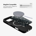 Obsidian Vein | Abstract Black Marble iPhone Case by KELAB