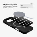 Domino Theory | Black and White Polka Dot iPhone Case by KELAB