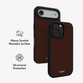 Espresso | Solid Rich Brown iPhone Case by KELAB