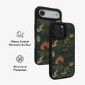 Elderberry Enchantment | Dark Academia Floral iPhone Case by KELAB