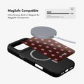 Velvet Pop | Burgundy Polka Dot iPhone Case by KELAB