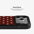 Velvet Pop | Burgundy Polka Dot iPhone Case by KELAB