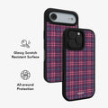 Orchid Tweed | Purple Plaid iPhone Case by KELAB