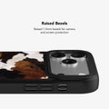 Cattle Drive | Brown & Black Cow Print iPhone Case by KELAB