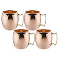 4-Pack: Hammered Copper-Finish Moscow Mule Mugs by DailySale