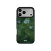 Misty Morning | Deep Green Floral iPhone Case