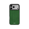 Emerald Drip | Green Stripe Pattern iPhone Case