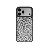 Platinum Predator | Black & White Cheetah Print iPhone Case