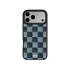 Marine Check | Navy Blue Checkered iPhone Case