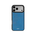 Digital Grain | Blue Terrazzo Speckled iPhone Case by KELAB