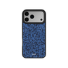 Deep Sea Static | Dark Blue Marble iPhone Case