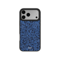 Deep Sea Static | Dark Blue Marble iPhone Case by KELAB