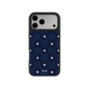 Celestial Check | Navy Checkered iPhone Case