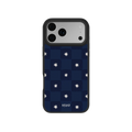 Celestial Check | Navy Checkered iPhone Case by KELAB