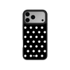 Domino Theory | Black and White Polka Dot iPhone Case