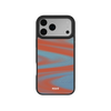 Aalto | Y2K Orange Abstract Wave iPhone Case