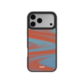 Aalto | Y2K Orange Abstract Wave iPhone Case by KELAB