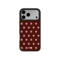 Velvet Pop | Burgundy Polka Dot iPhone Case by KELAB