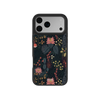 Starlit Botanica | Dark Academia Floral iPhone Case