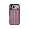 Mullberry Hue | Mauve & Teal Plaid iPhone Case